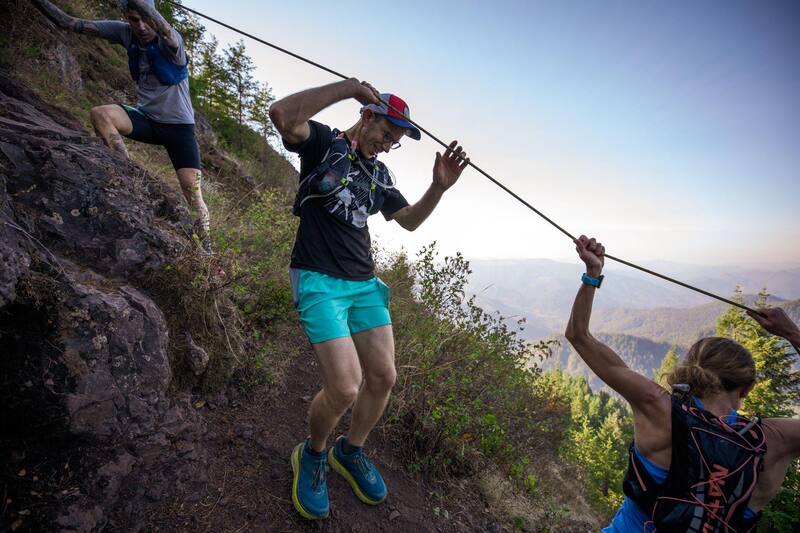 Brian racing the Elk Kings Trail race