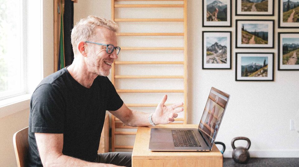 Brian on a video call from the wildPaTh studio